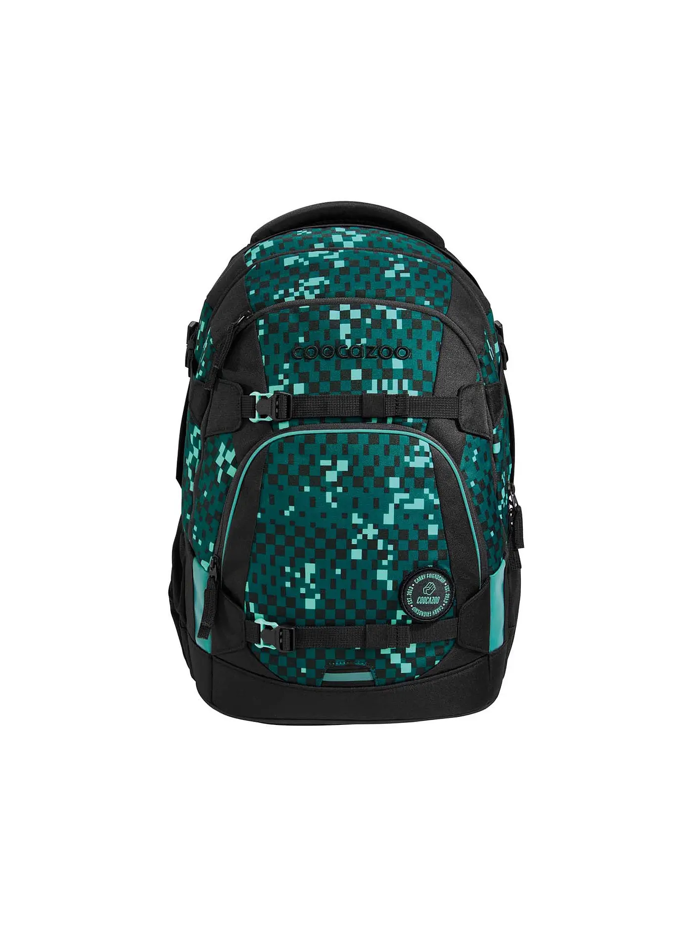 COOCAZOO | Schulrucksack MATE REFLECTIVE SPLAS | schwarz